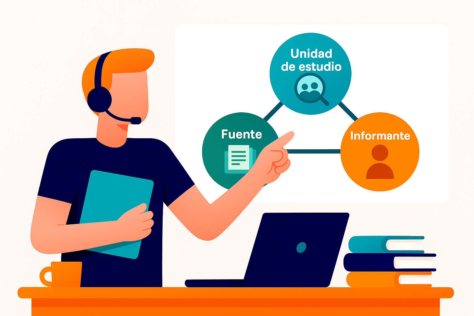 Unidad de estudio, fuente e informante: ¿quién es quién en tu tesis?